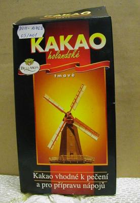 Přední strana polského klamavě označeného (falšovaného) kakaa