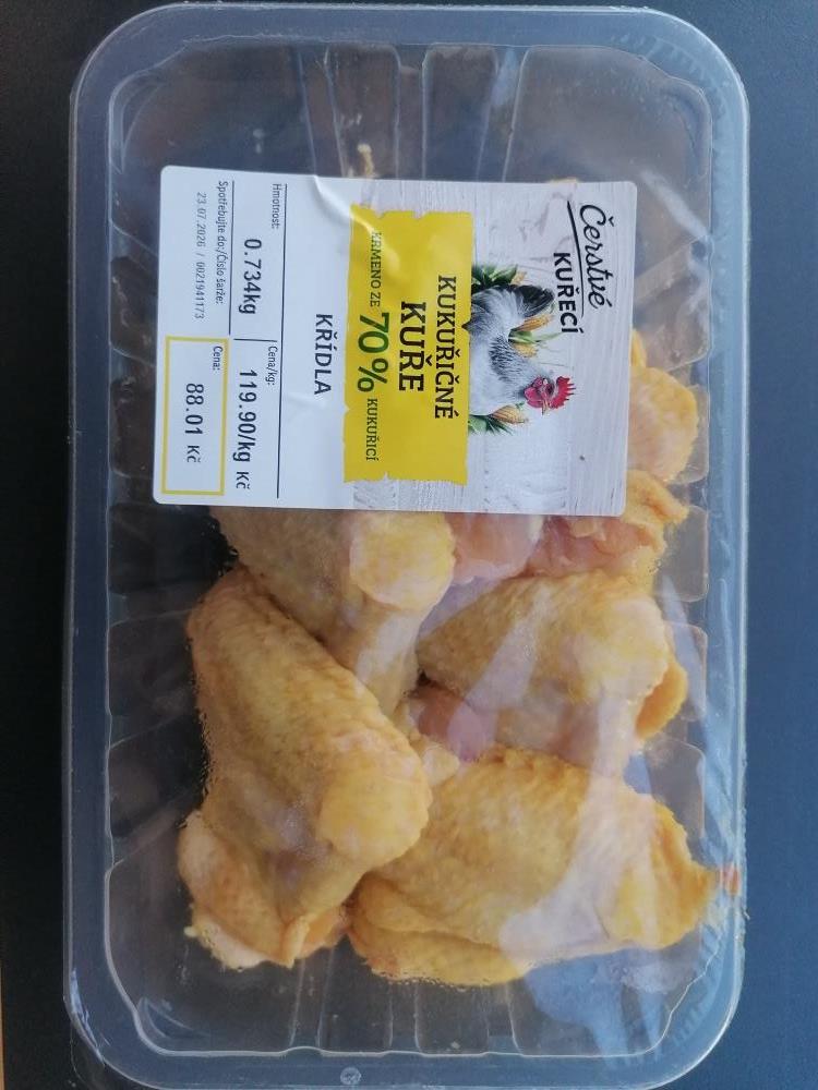 Kukuřičné kuře křídla I
