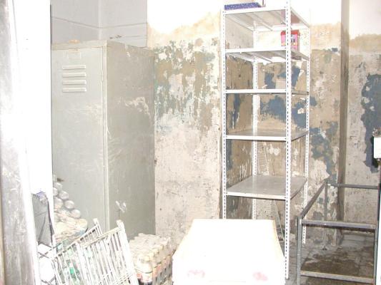 A flooded storehouse for foodstuffs (Prague, Karlín)