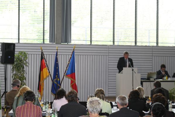 Projev Ing. Šebesty na závěrečné konferenci k přeshraniční spolupráci se Saskem.JPG