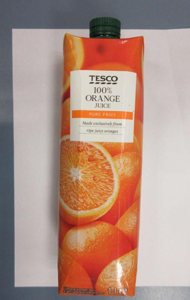 Tesco 100 % orange juice